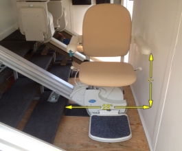 Handicare Chair measurements 1