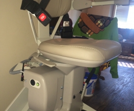 Curved stairlift installation
